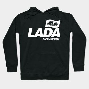 Lada Autosport with flag logo (white) Hoodie